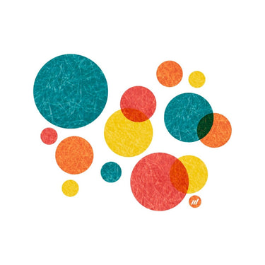 Colorful Dots Print by Autotype